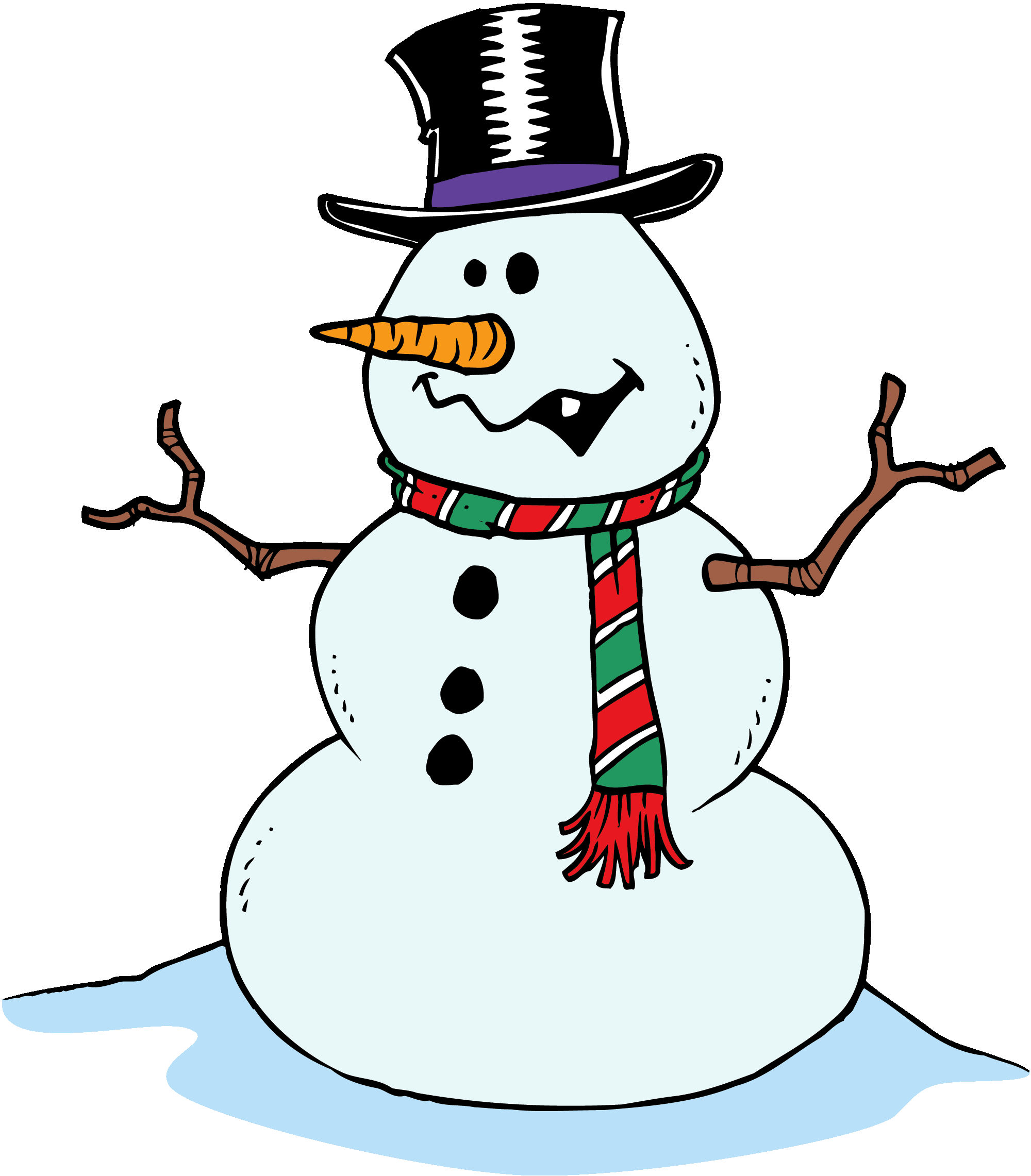google clip art snowman - photo #25